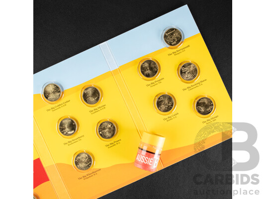 Australian 2025 Aussie Big Things Two, Complete One Dollar Coin Set