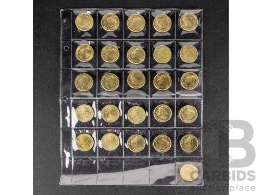 Australian 2019 Commemorative One Dollar Coins, Great Aussie Coin Hunt Complete Set(26)