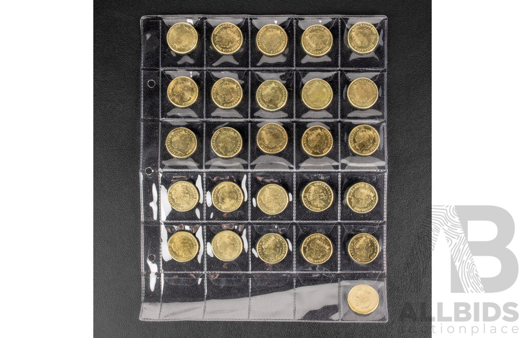 Australian 2019 Commemorative One Dollar Coins, Great Aussie Coin Hunt Complete Set(26)