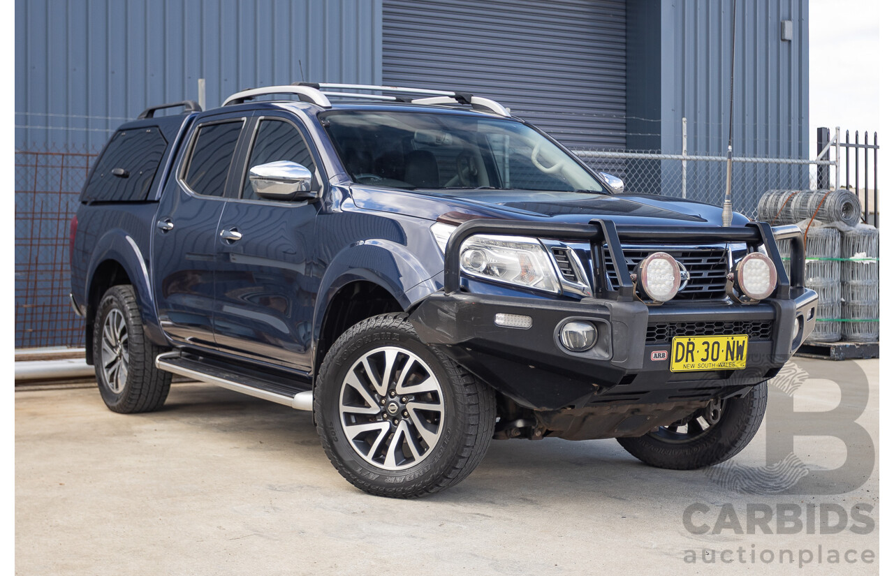 11/2016 Nissan Navara ST-X (4x4) D23 Series 2 Dual Cab Utility Deep Sapphire Blue Twin Turbo Diesel 2.3L