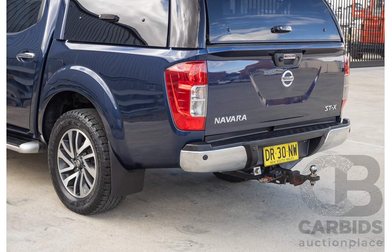 11/2016 Nissan Navara ST-X (4x4) D23 Series 2 Dual Cab Utility Deep Sapphire Blue Twin Turbo Diesel 2.3L