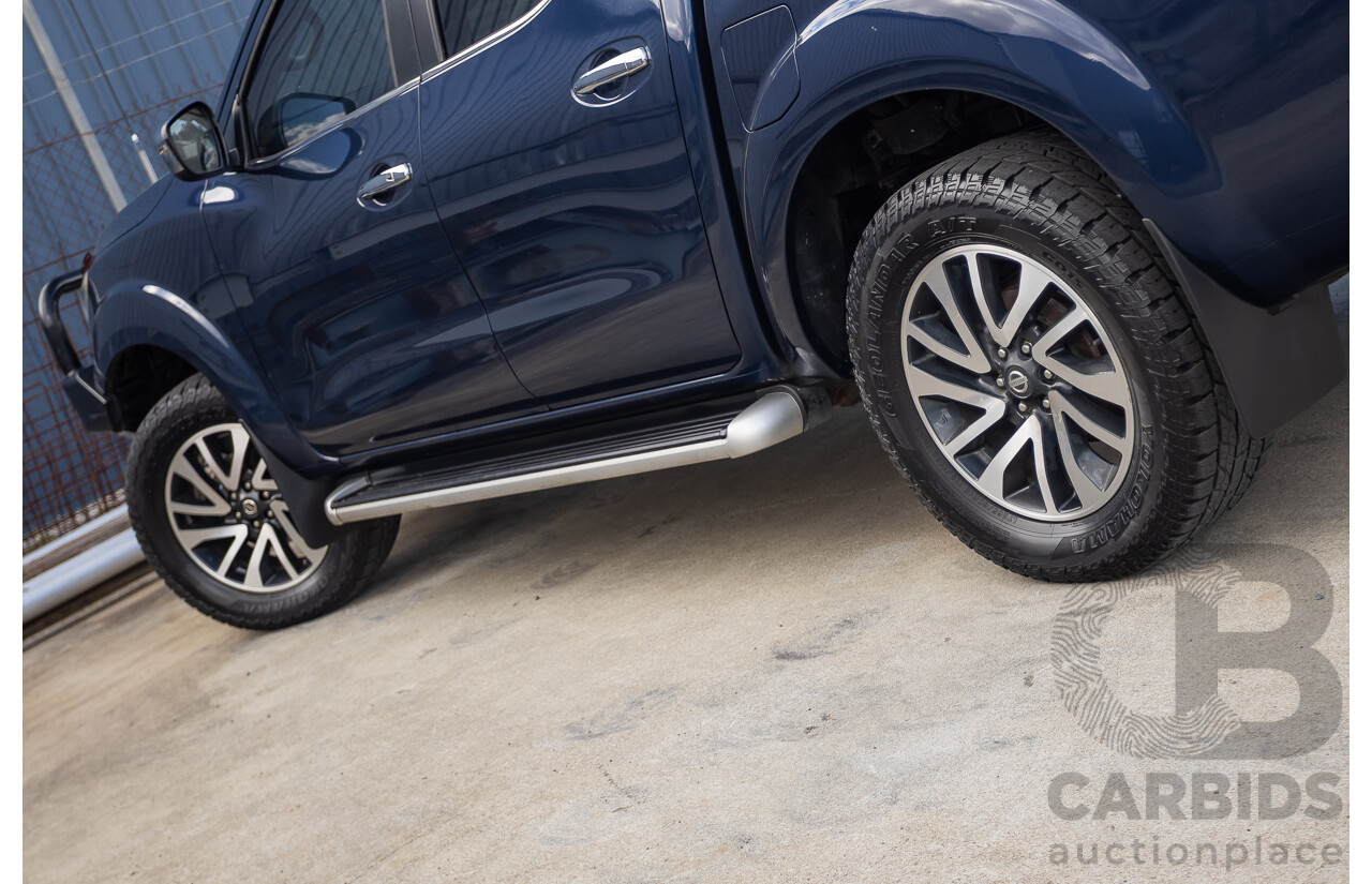 11/2016 Nissan Navara ST-X (4x4) D23 Series 2 Dual Cab Utility Deep Sapphire Blue Twin Turbo Diesel 2.3L