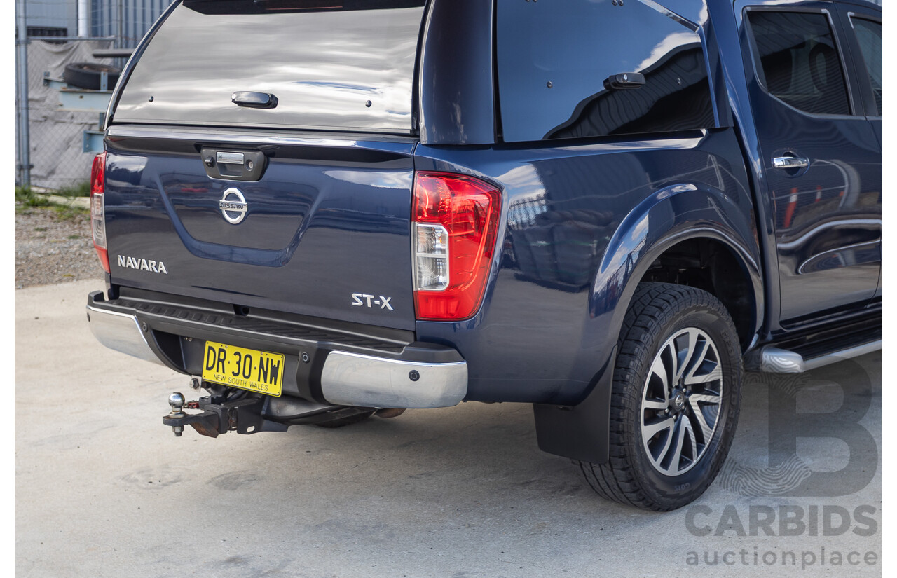 11/2016 Nissan Navara ST-X (4x4) D23 Series 2 Dual Cab Utility Deep Sapphire Blue Twin Turbo Diesel 2.3L