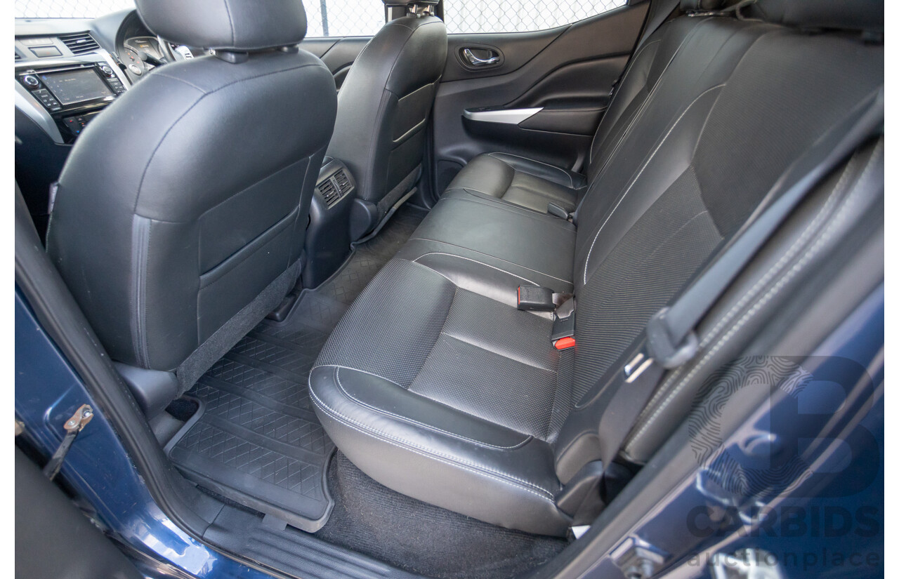 11/2016 Nissan Navara ST-X (4x4) D23 Series 2 Dual Cab Utility Deep Sapphire Blue Twin Turbo Diesel 2.3L