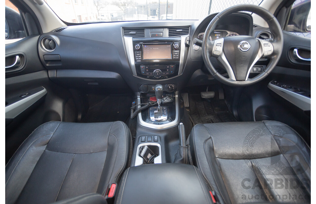 11/2016 Nissan Navara ST-X (4x4) D23 Series 2 Dual Cab Utility Deep Sapphire Blue Twin Turbo Diesel 2.3L