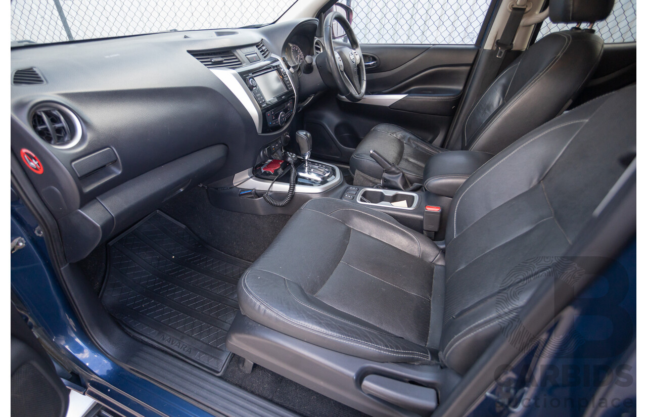 11/2016 Nissan Navara ST-X (4x4) D23 Series 2 Dual Cab Utility Deep Sapphire Blue Twin Turbo Diesel 2.3L