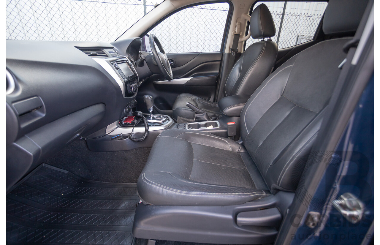 11/2016 Nissan Navara ST-X (4x4) D23 Series 2 Dual Cab Utility Deep Sapphire Blue Twin Turbo Diesel 2.3L