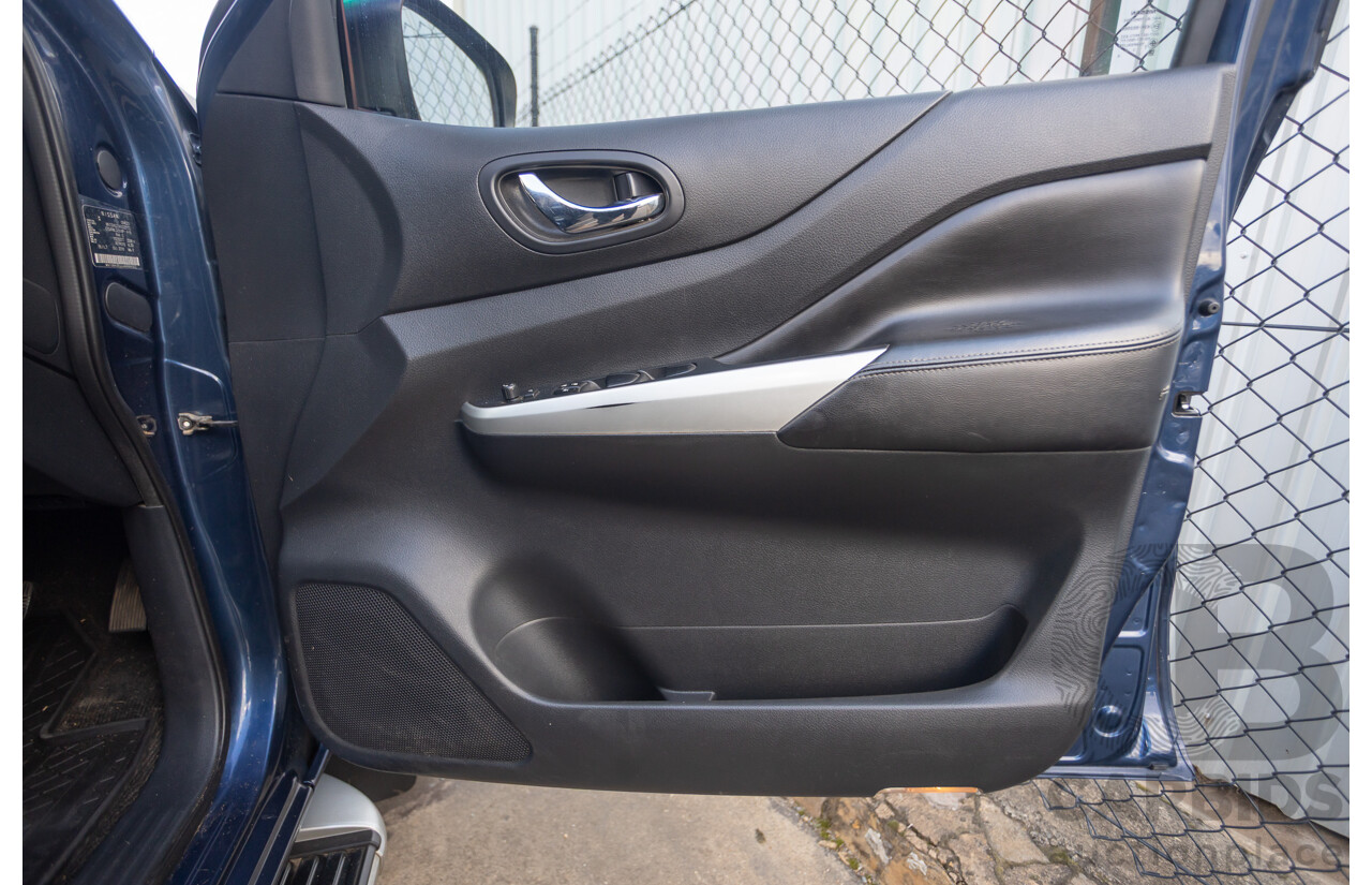 11/2016 Nissan Navara ST-X (4x4) D23 Series 2 Dual Cab Utility Deep Sapphire Blue Twin Turbo Diesel 2.3L