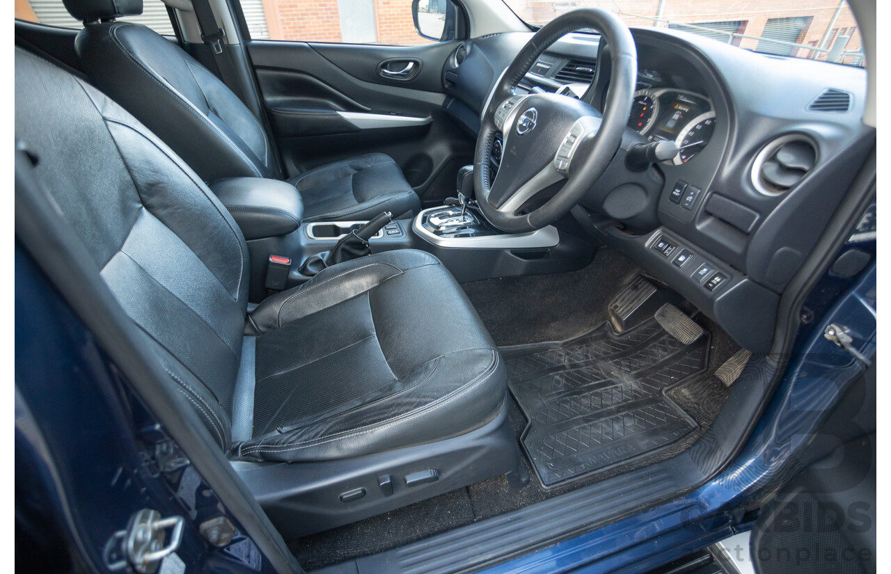 11/2016 Nissan Navara ST-X (4x4) D23 Series 2 Dual Cab Utility Deep Sapphire Blue Twin Turbo Diesel 2.3L