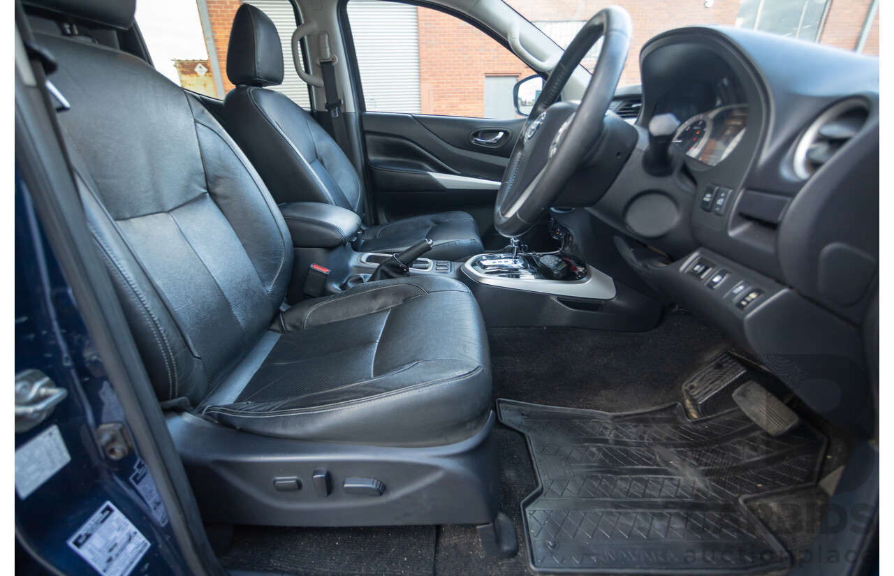 11/2016 Nissan Navara ST-X (4x4) D23 Series 2 Dual Cab Utility Deep Sapphire Blue Twin Turbo Diesel 2.3L