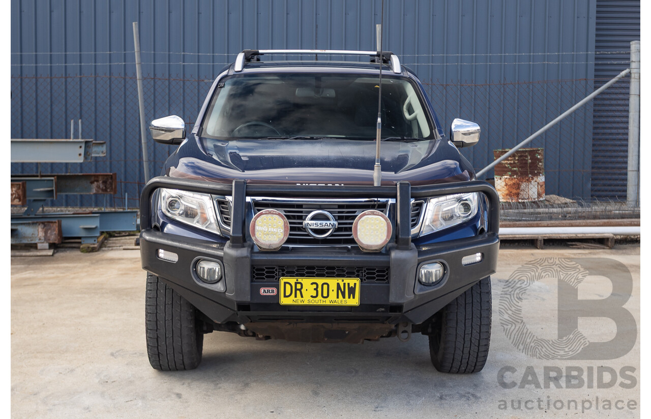 11/2016 Nissan Navara ST-X (4x4) D23 Series 2 Dual Cab Utility Deep Sapphire Blue Twin Turbo Diesel 2.3L
