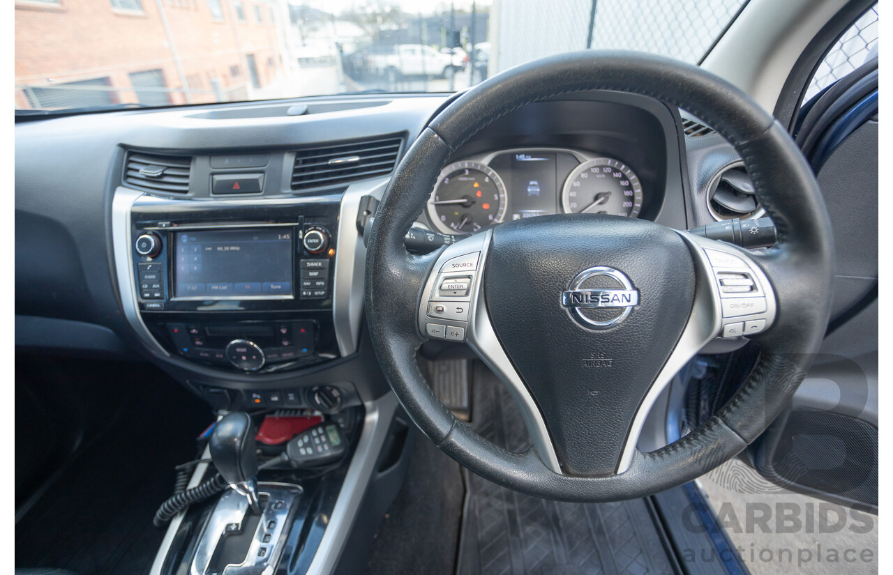 11/2016 Nissan Navara ST-X (4x4) D23 Series 2 Dual Cab Utility Deep Sapphire Blue Twin Turbo Diesel 2.3L