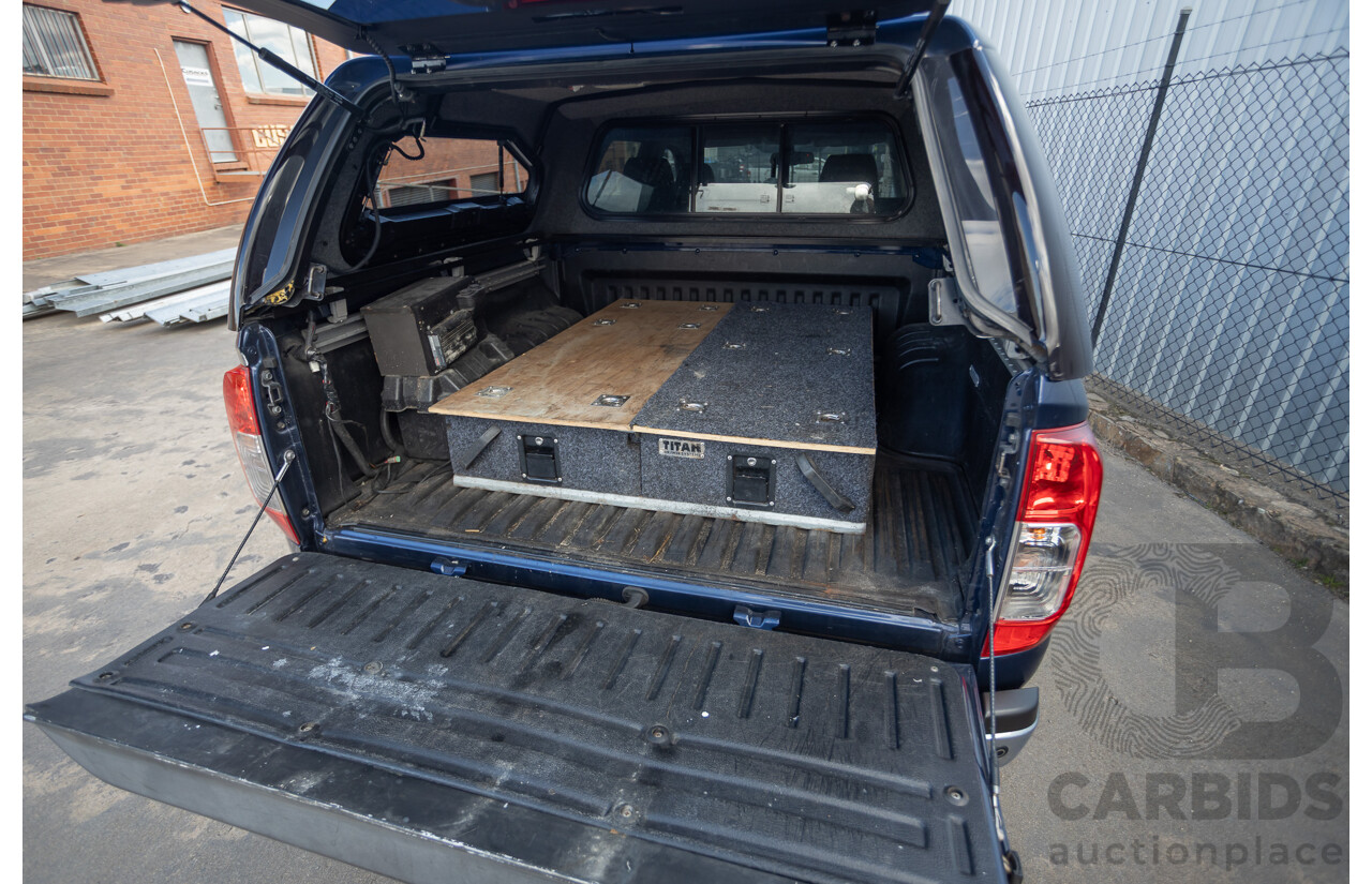 11/2016 Nissan Navara ST-X (4x4) D23 Series 2 Dual Cab Utility Deep Sapphire Blue Twin Turbo Diesel 2.3L