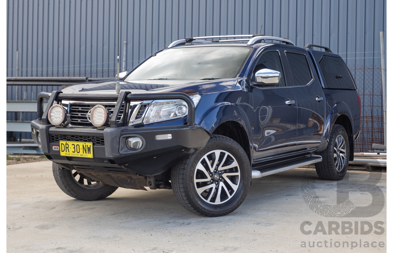 11/2016 Nissan Navara ST-X (4x4) D23 Series 2 Dual Cab Utility Deep Sapphire Blue Twin Turbo Diesel 2.3L