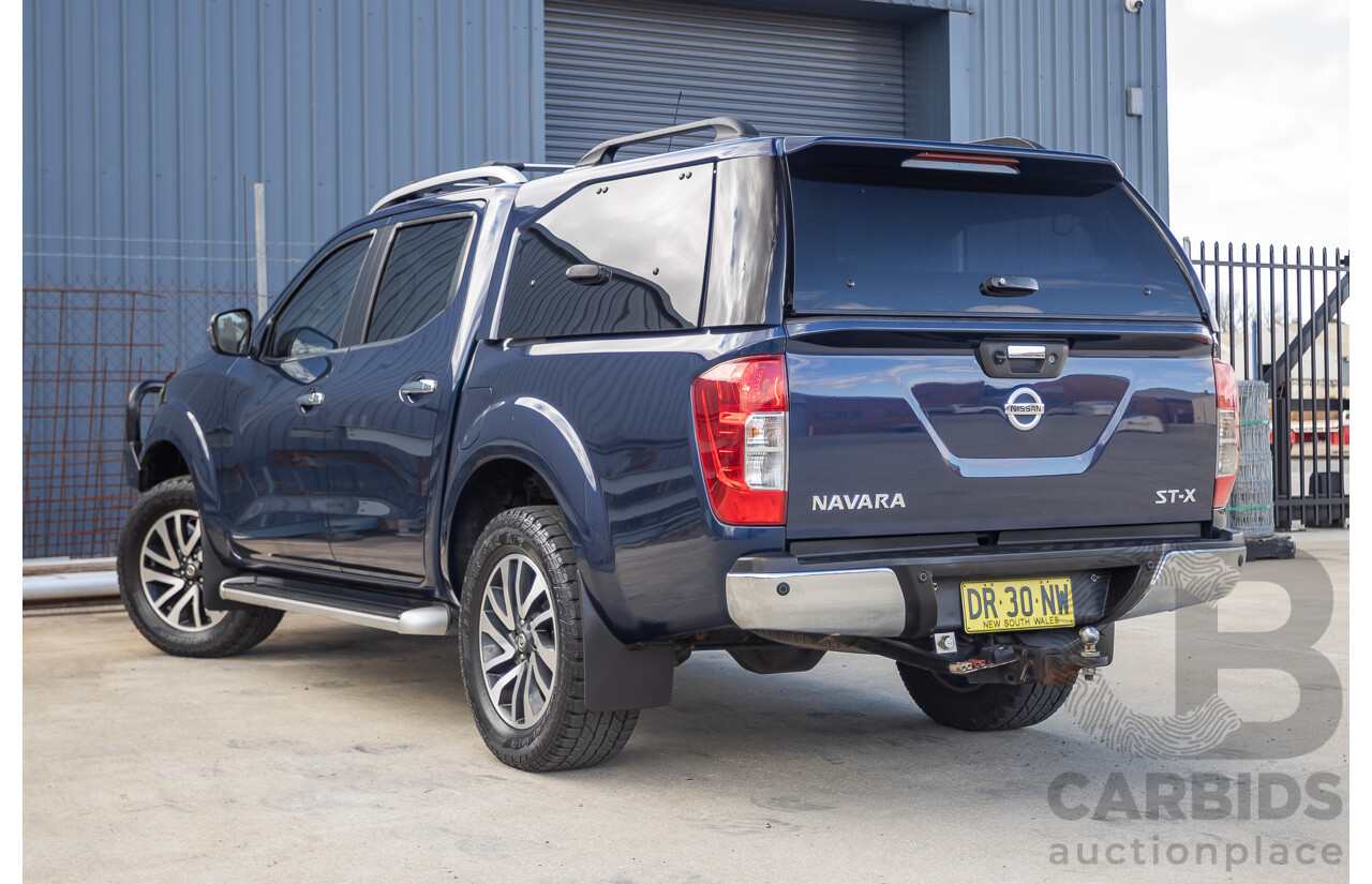 11/2016 Nissan Navara ST-X (4x4) D23 Series 2 Dual Cab Utility Deep Sapphire Blue Twin Turbo Diesel 2.3L