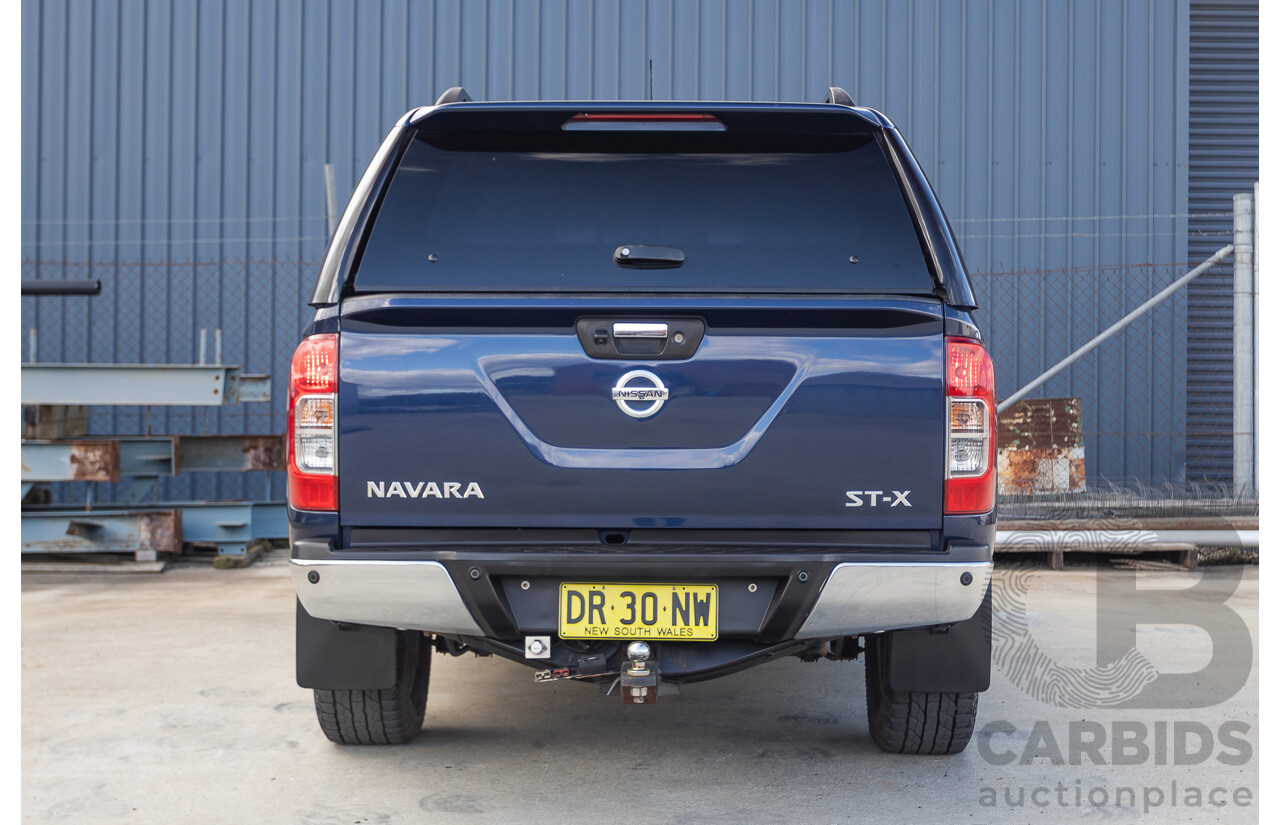 11/2016 Nissan Navara ST-X (4x4) D23 Series 2 Dual Cab Utility Deep Sapphire Blue Twin Turbo Diesel 2.3L