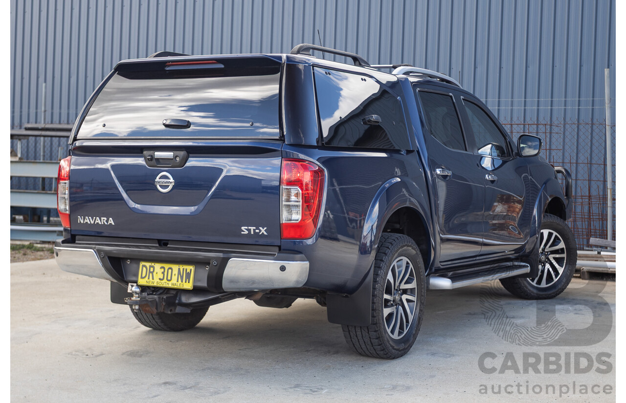11/2016 Nissan Navara ST-X (4x4) D23 Series 2 Dual Cab Utility Deep Sapphire Blue Twin Turbo Diesel 2.3L