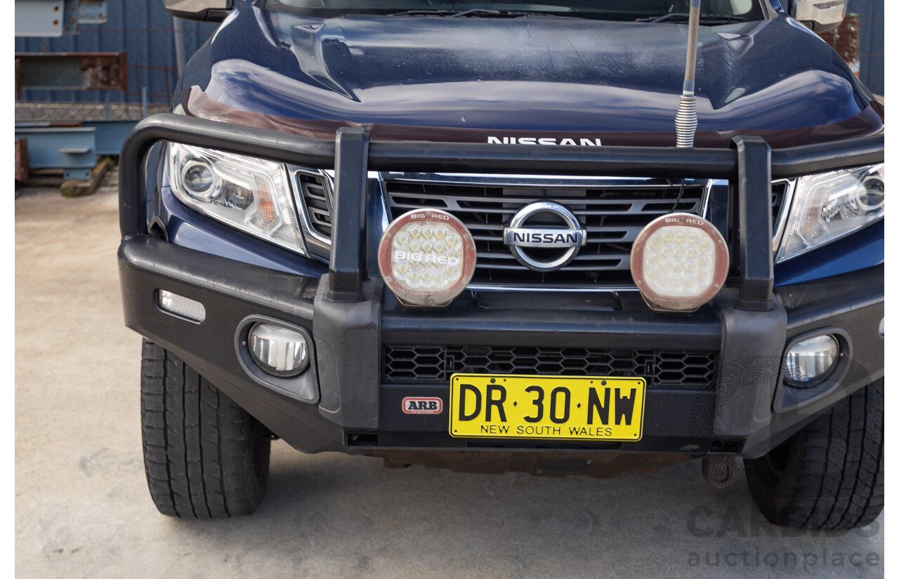 11/2016 Nissan Navara ST-X (4x4) D23 Series 2 Dual Cab Utility Deep Sapphire Blue Twin Turbo Diesel 2.3L