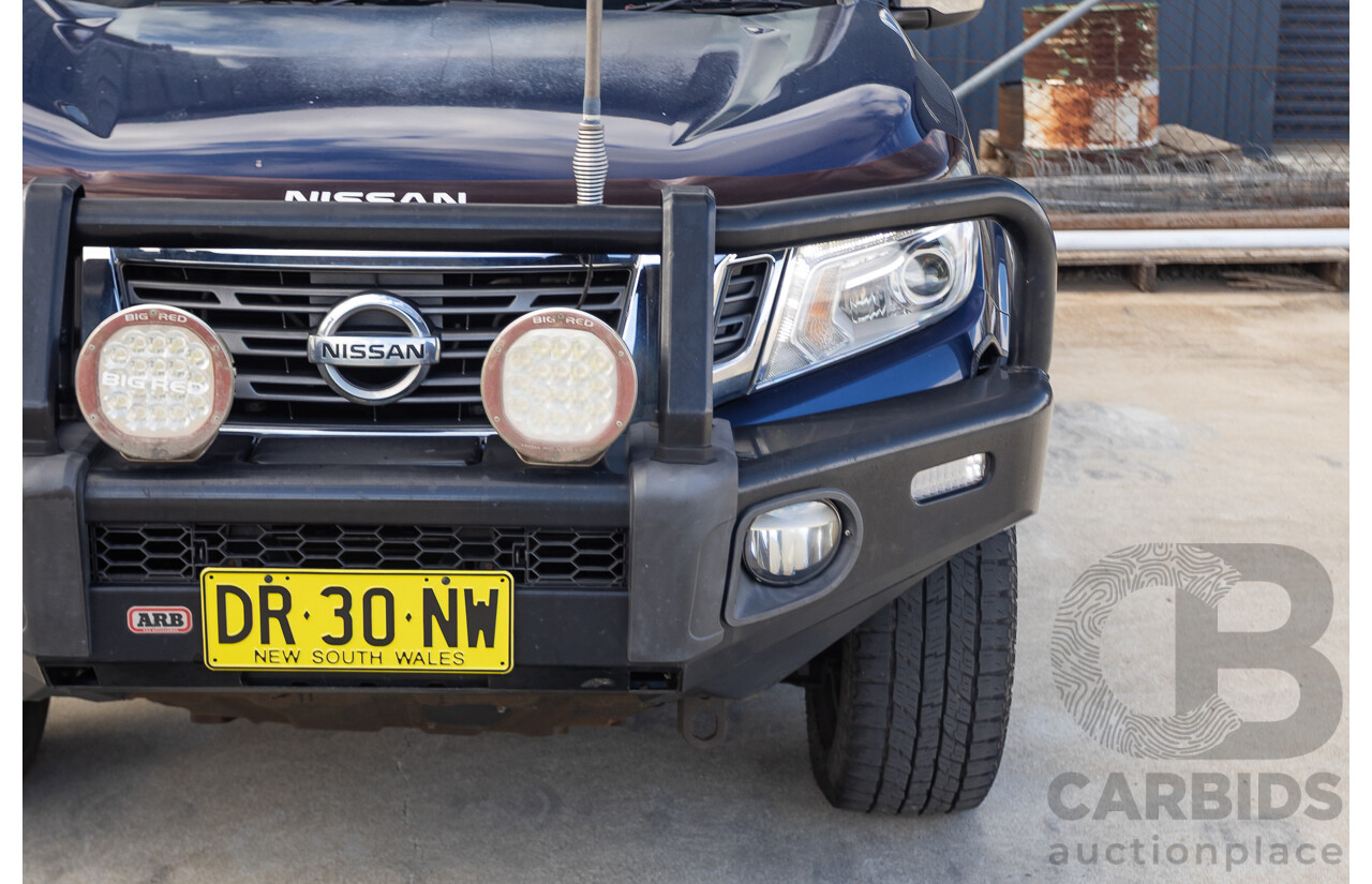 11/2016 Nissan Navara ST-X (4x4) D23 Series 2 Dual Cab Utility Deep Sapphire Blue Twin Turbo Diesel 2.3L