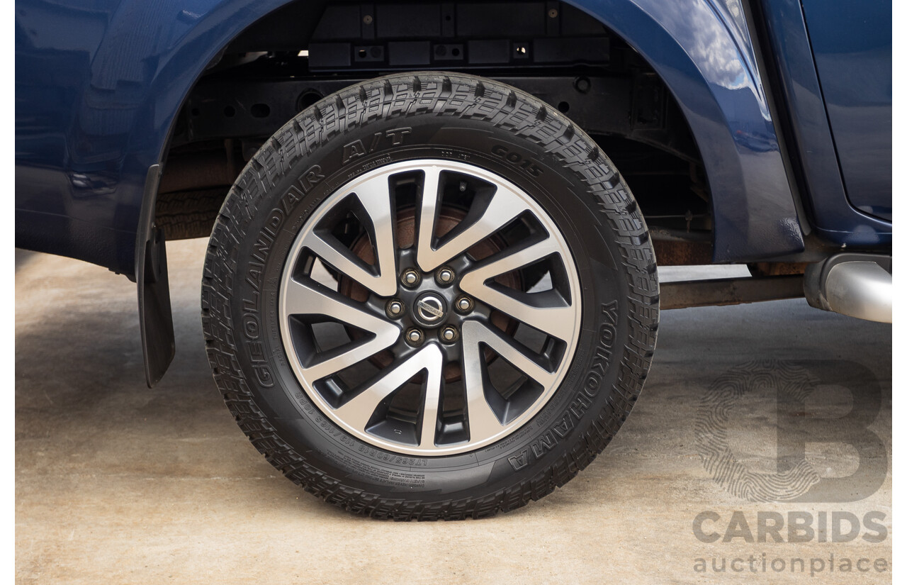 11/2016 Nissan Navara ST-X (4x4) D23 Series 2 Dual Cab Utility Deep Sapphire Blue Twin Turbo Diesel 2.3L