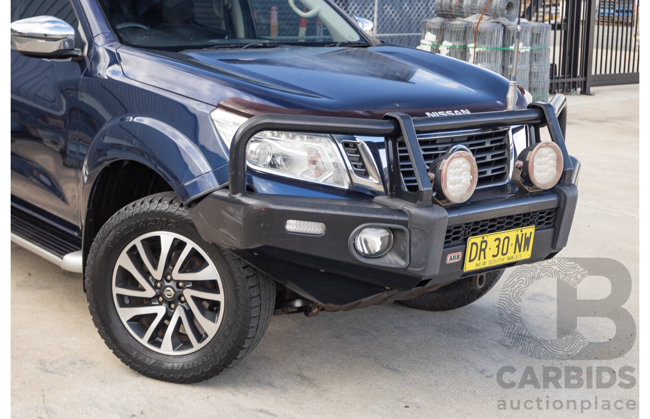 11/2016 Nissan Navara ST-X (4x4) D23 Series 2 Dual Cab Utility Deep Sapphire Blue Twin Turbo Diesel 2.3L