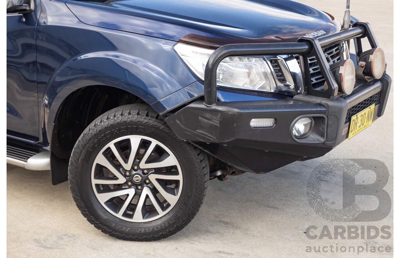 11/2016 Nissan Navara ST-X (4x4) D23 Series 2 Dual Cab Utility Deep Sapphire Blue Twin Turbo Diesel 2.3L