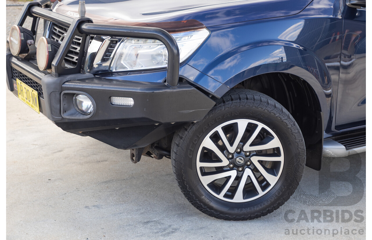 11/2016 Nissan Navara ST-X (4x4) D23 Series 2 Dual Cab Utility Deep Sapphire Blue Twin Turbo Diesel 2.3L