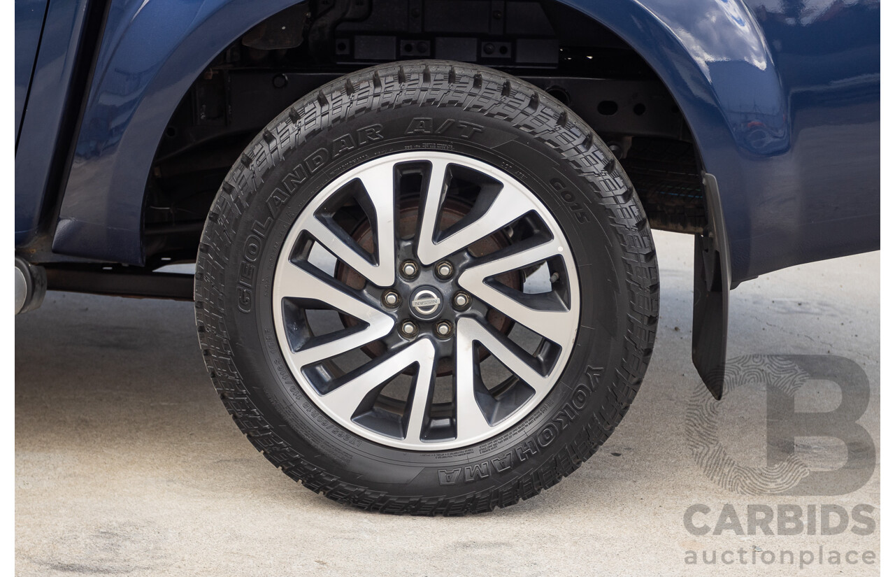 11/2016 Nissan Navara ST-X (4x4) D23 Series 2 Dual Cab Utility Deep Sapphire Blue Twin Turbo Diesel 2.3L