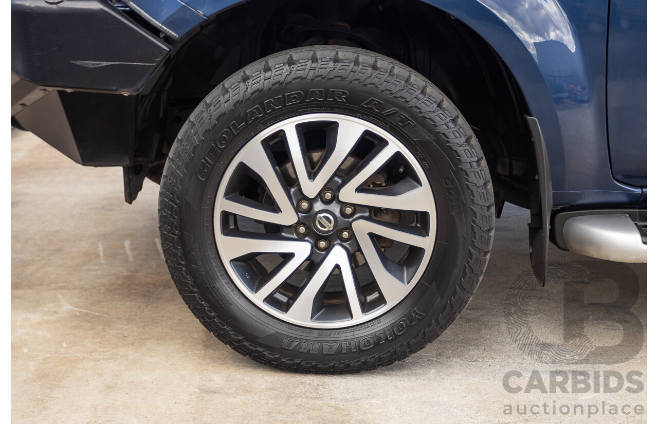11/2016 Nissan Navara ST-X (4x4) D23 Series 2 Dual Cab Utility Deep Sapphire Blue Twin Turbo Diesel 2.3L