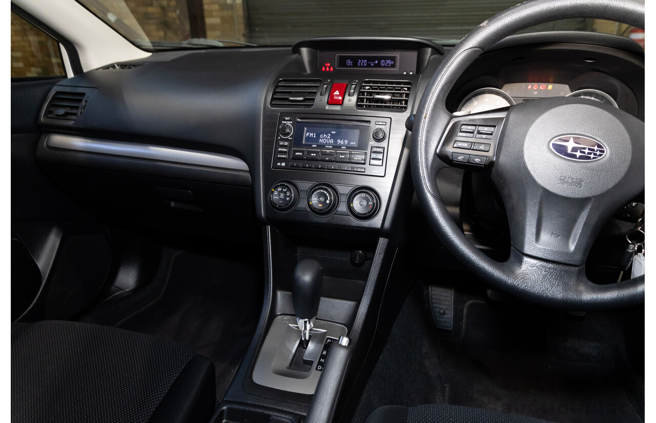 06/2012 Subaru Impreza 2.0i (AWD) MY12 4d Sedan White 2.0L
