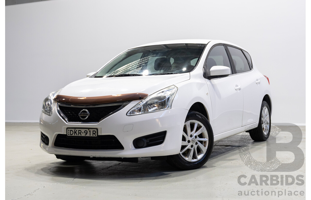 09/2016 Nissan Pulsar ST C12 SERIES 2 5d Hatchback White 1.8L