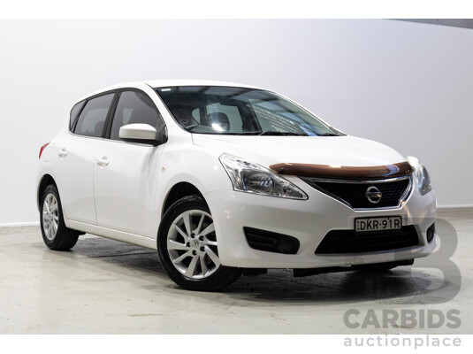 09/2016 Nissan Pulsar ST C12 SERIES 2 5d Hatchback White 1.8L