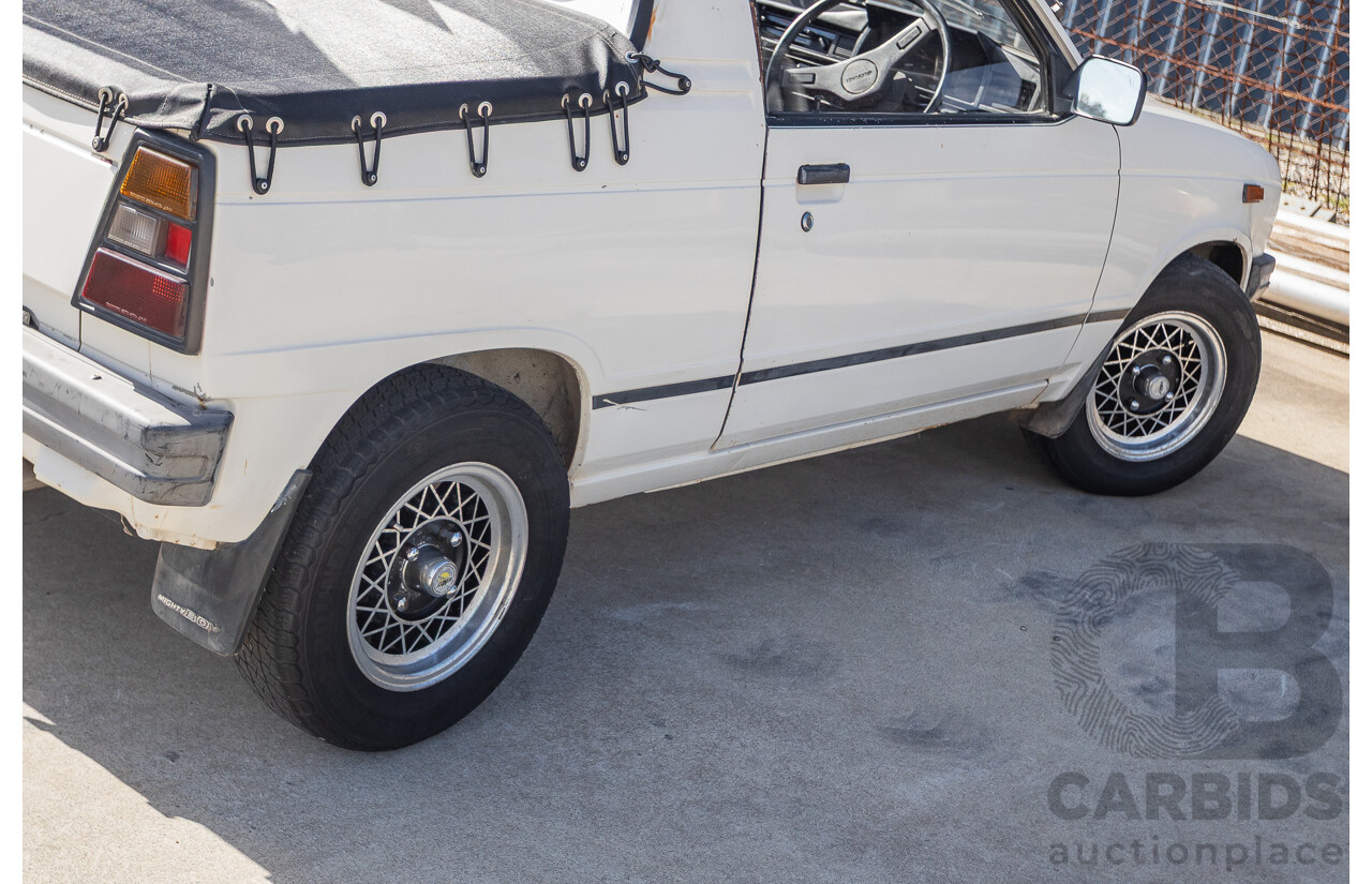 8/1985 Suzuki Mighty Boy (SS40T) 2d Pick Up Winter White 543cc