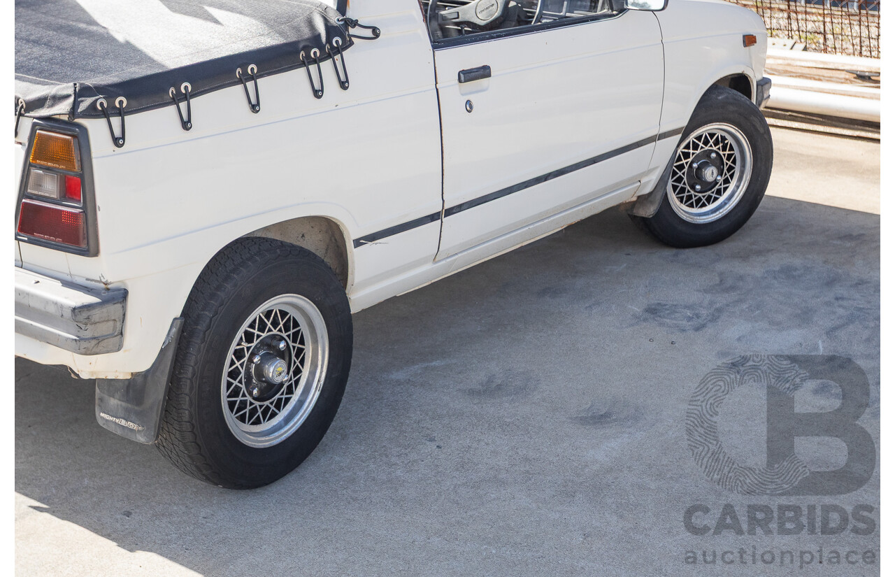 8/1985 Suzuki Mighty Boy (SS40T) 2d Pick Up Winter White 543cc