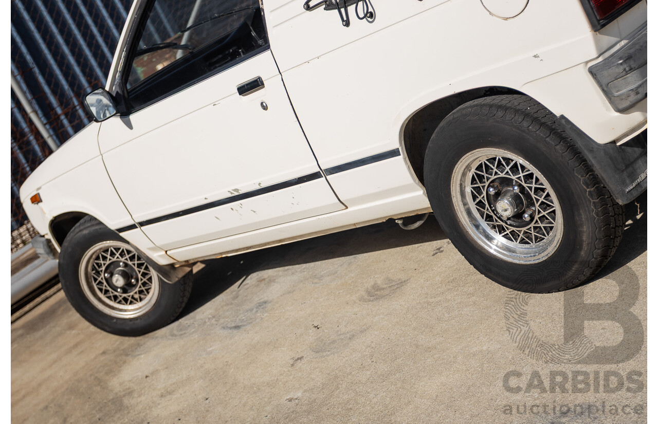 8/1985 Suzuki Mighty Boy (SS40T) 2d Pick Up Winter White 543cc