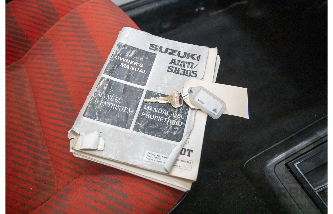 8/1985 Suzuki Mighty Boy (SS40T) 2d Pick Up Winter White 543cc