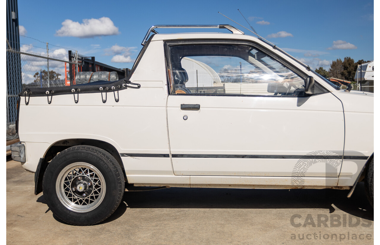 8/1985 Suzuki Mighty Boy (SS40T) 2d Pick Up Winter White 543cc