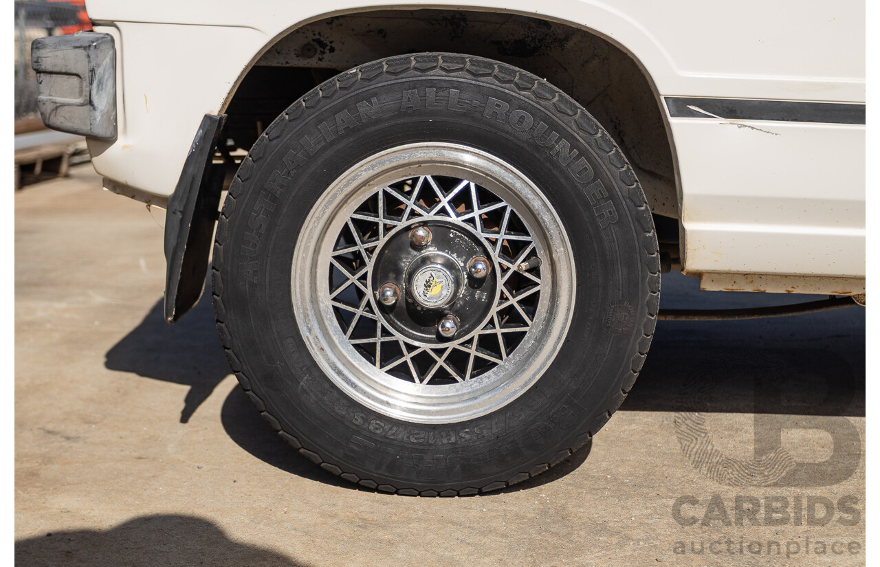 8/1985 Suzuki Mighty Boy (SS40T) 2d Pick Up Winter White 543cc