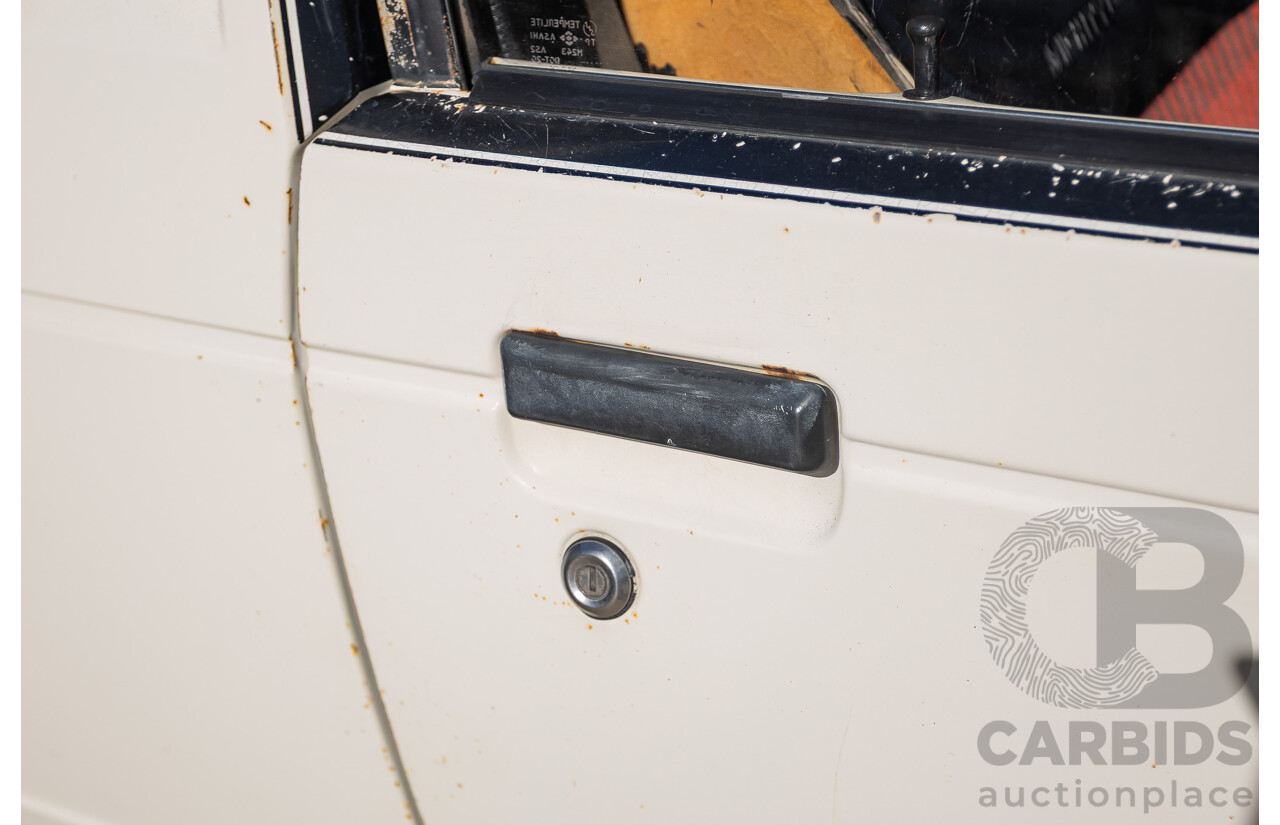 8/1985 Suzuki Mighty Boy (SS40T) 2d Pick Up Winter White 543cc
