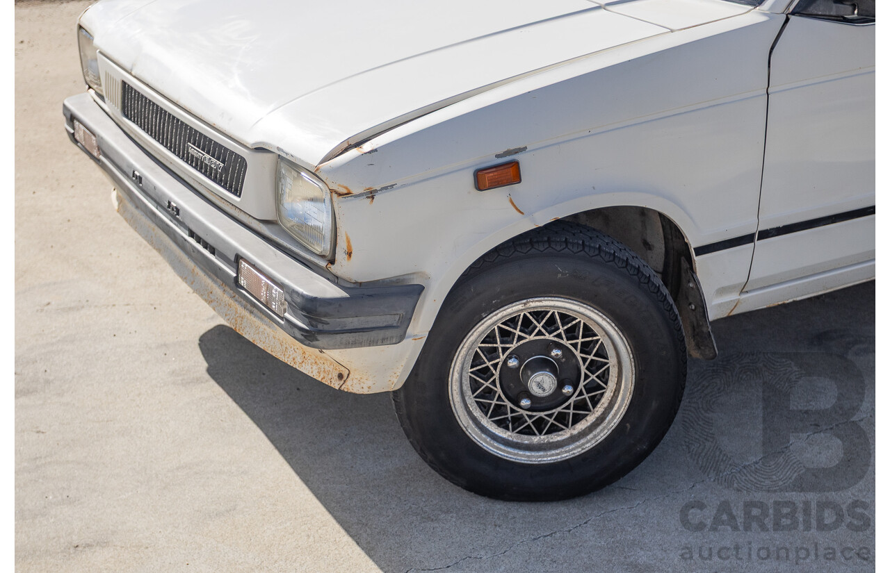 8/1985 Suzuki Mighty Boy (SS40T) 2d Pick Up Winter White 543cc