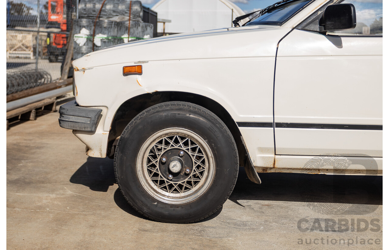 8/1985 Suzuki Mighty Boy (SS40T) 2d Pick Up Winter White 543cc