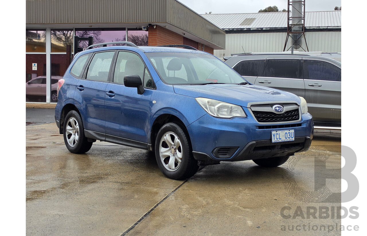 04/2014 Subaru Forester 2.5i MY14 4d Wagon Blue 2.5L