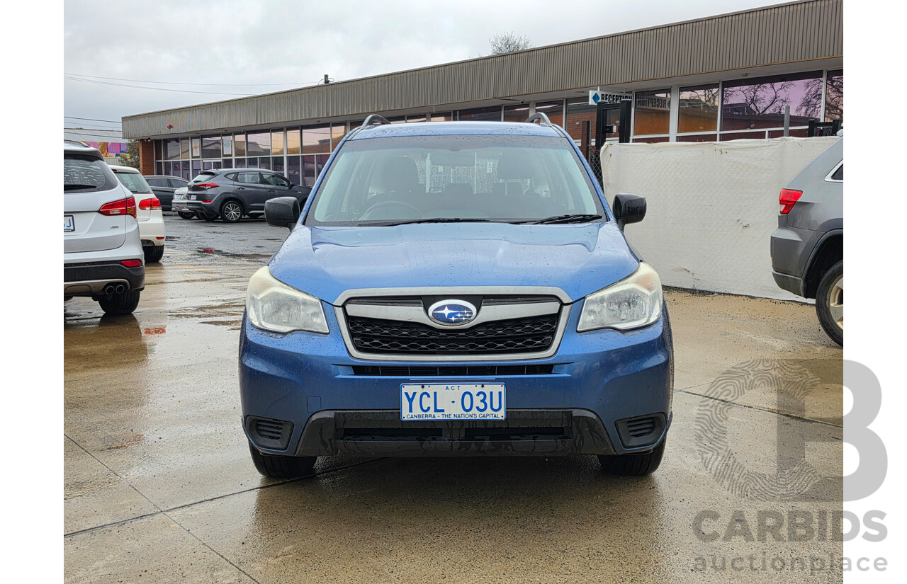 04/2014 Subaru Forester 2.5i MY14 4d Wagon Blue 2.5L
