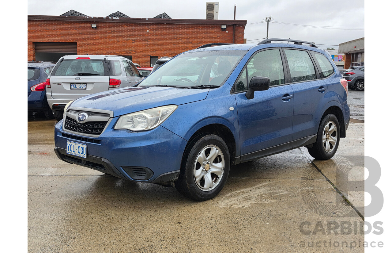 04/2014 Subaru Forester 2.5i MY14 4d Wagon Blue 2.5L