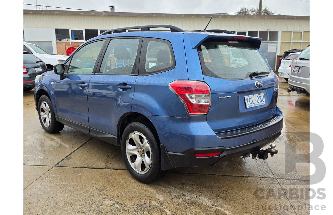04/2014 Subaru Forester 2.5i MY14 4d Wagon Blue 2.5L