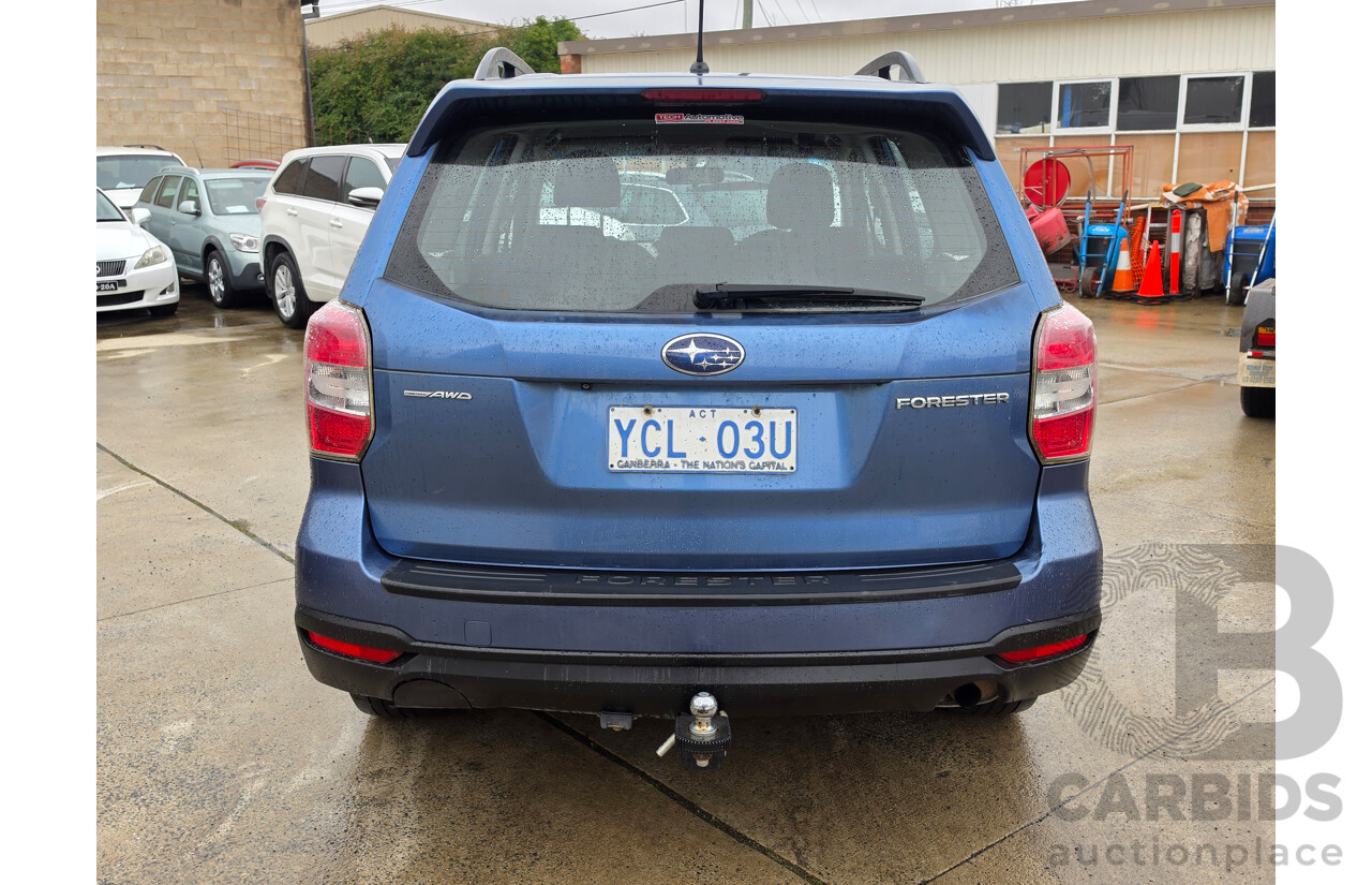 04/2014 Subaru Forester 2.5i MY14 4d Wagon Blue 2.5L