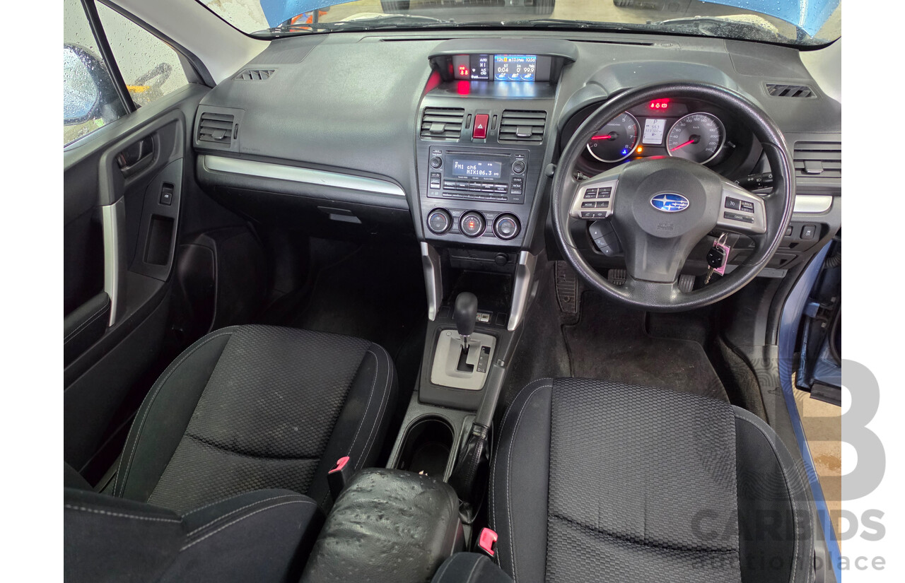 04/2014 Subaru Forester 2.5i MY14 4d Wagon Blue 2.5L