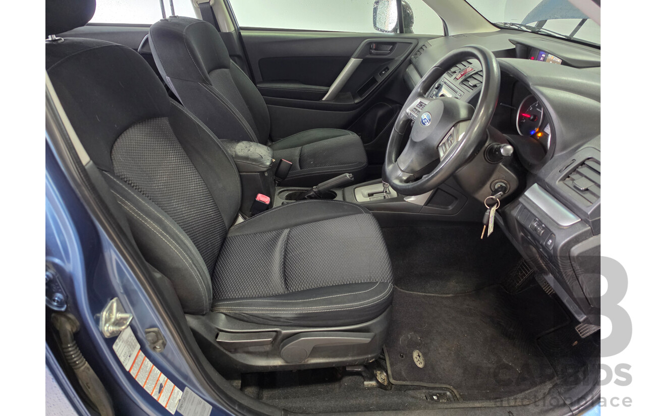 04/2014 Subaru Forester 2.5i MY14 4d Wagon Blue 2.5L