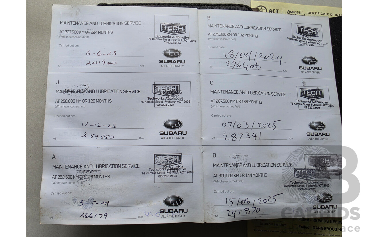 04/2014 Subaru Forester 2.5i MY14 4d Wagon Blue 2.5L