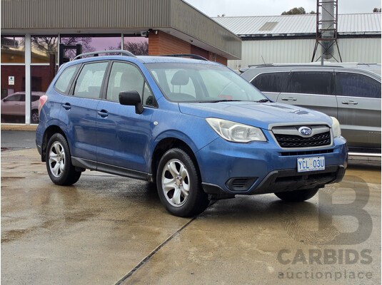 04/2014 Subaru Forester 2.5i MY14 4d Wagon Blue 2.5L